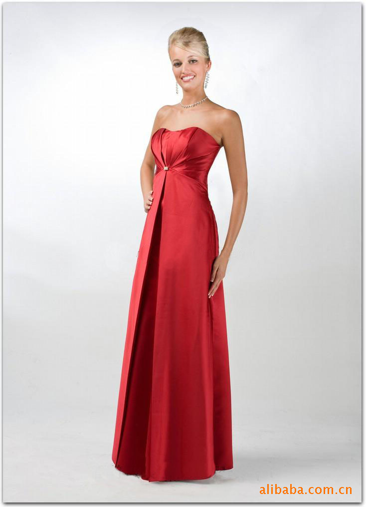 加工定做外贸欧美 wedding bridesmaid prom dress婚纱礼服