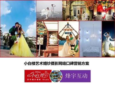 小白楼艺术婚纱摄影网络口碑营销方案6.30PPT