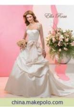 【厂家加工定做抹胸型袖套时尚新娘婚纱礼服H106】价格,厂家,图片,礼服、婚纱,-