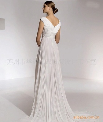 批发精品双肩百褶雪纺裙晚礼服 婚纱礼服加工,批发精品双肩百褶雪纺裙晚礼服 婚纱礼服加工生产厂家,批发精品双肩百褶雪纺裙晚礼服 婚纱礼服加工价格 - 百贸网